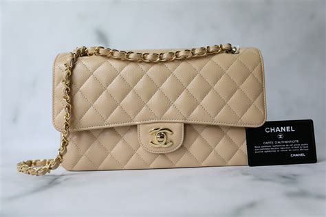 chanel classic in beige